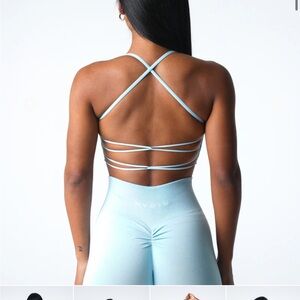 NVGTN Pastel Blue Invincible Seamless Bra